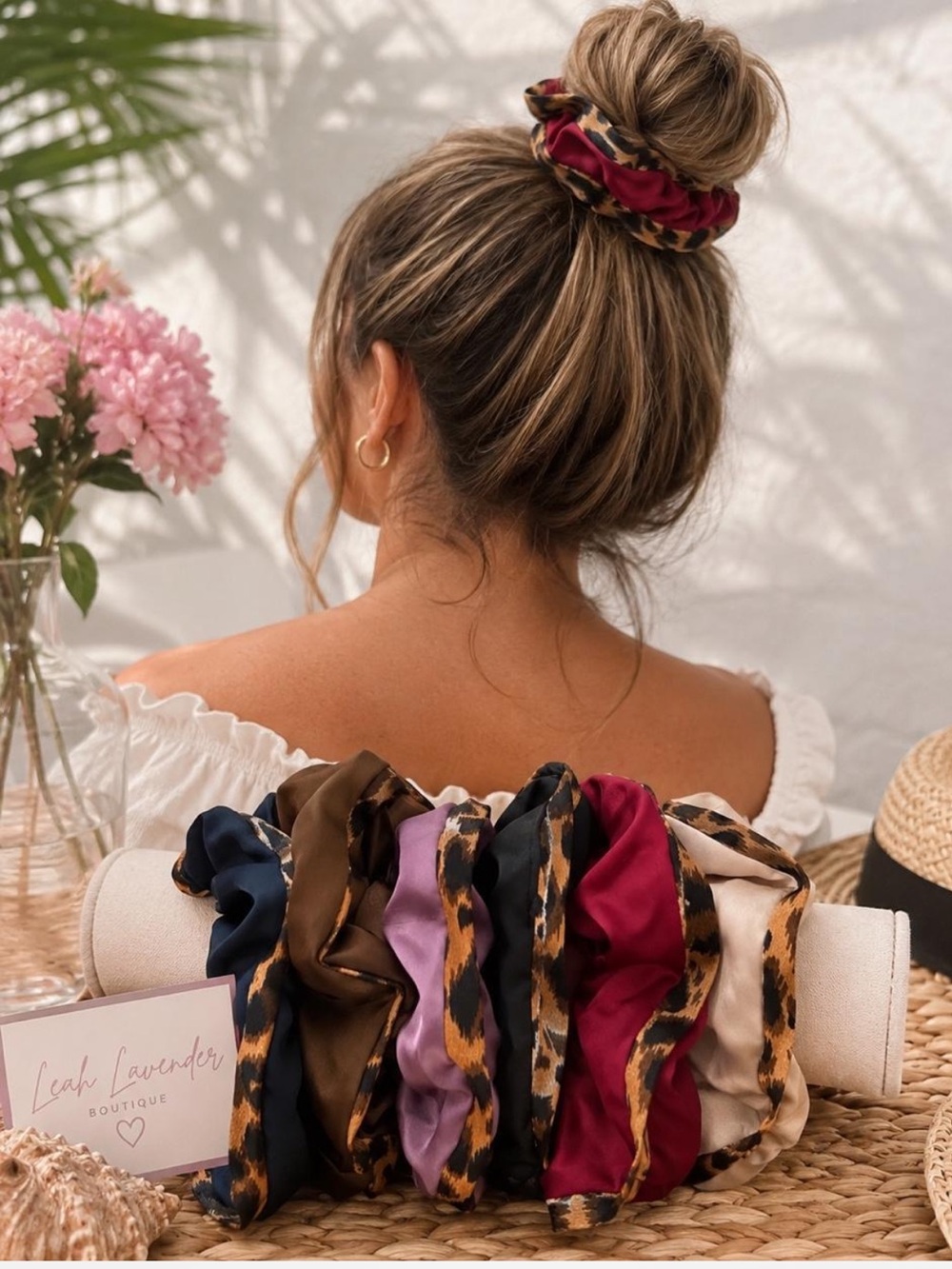 Leopard 🐆 large scrunchies assorted colors
